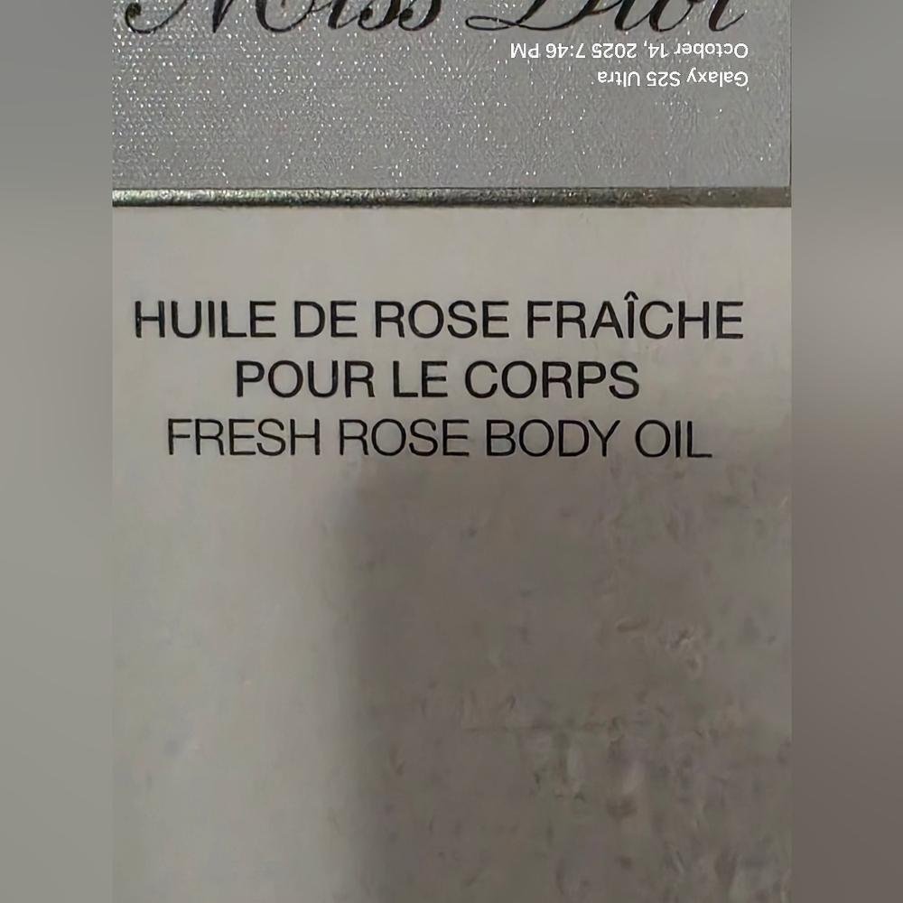 Miss Dior Fresh Rose Body Oil - 100 ML - Picture 4 of 4